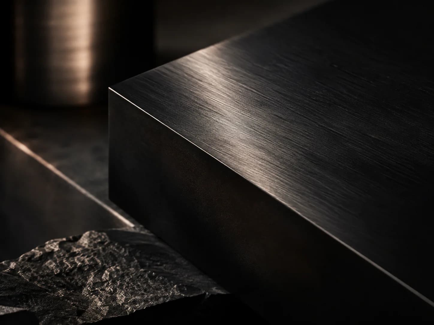 Blackened Steel material macro