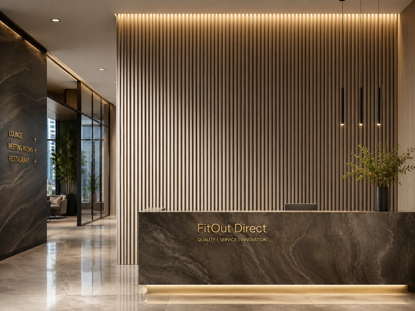 Fluted Decorative Panel residential application