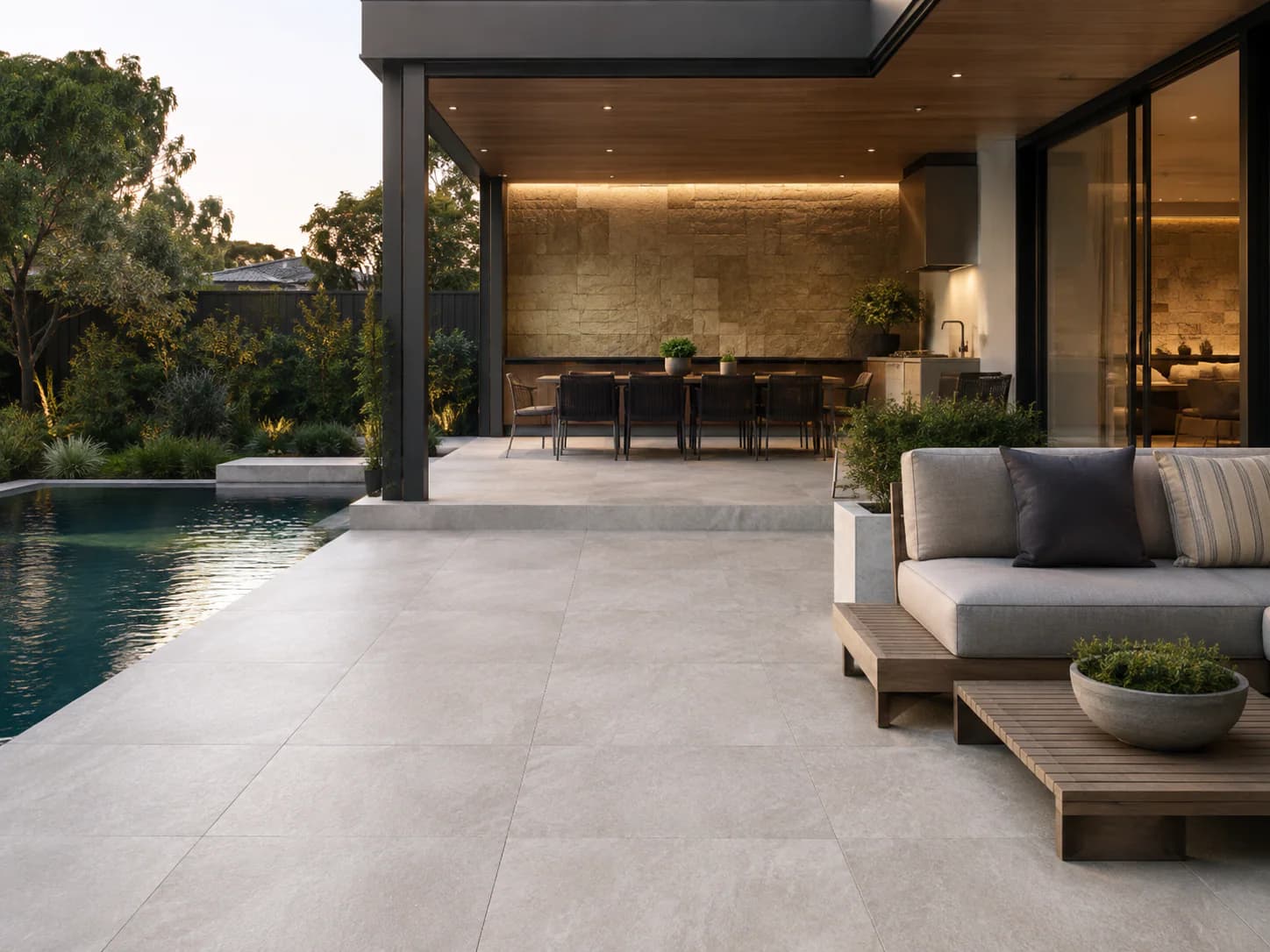 Outdoor Porcelain residential application