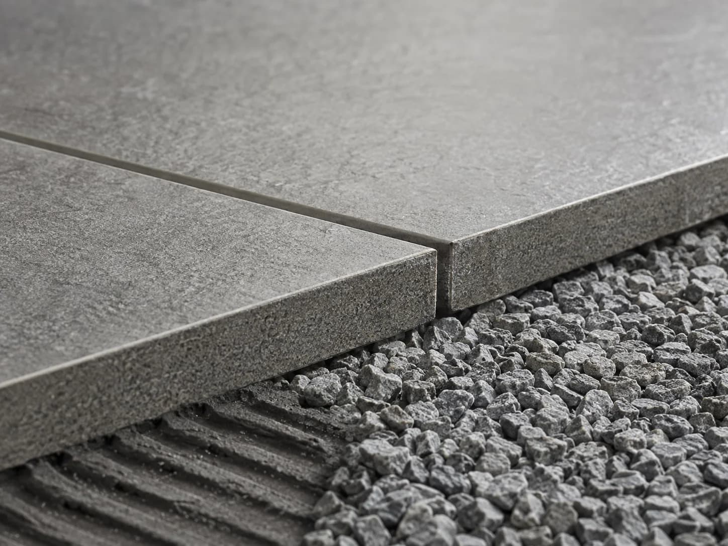 Outdoor Porcelain edge and profile detail