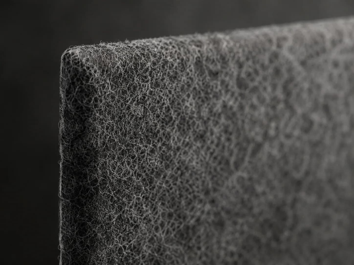 PET Acoustic Panel material macro