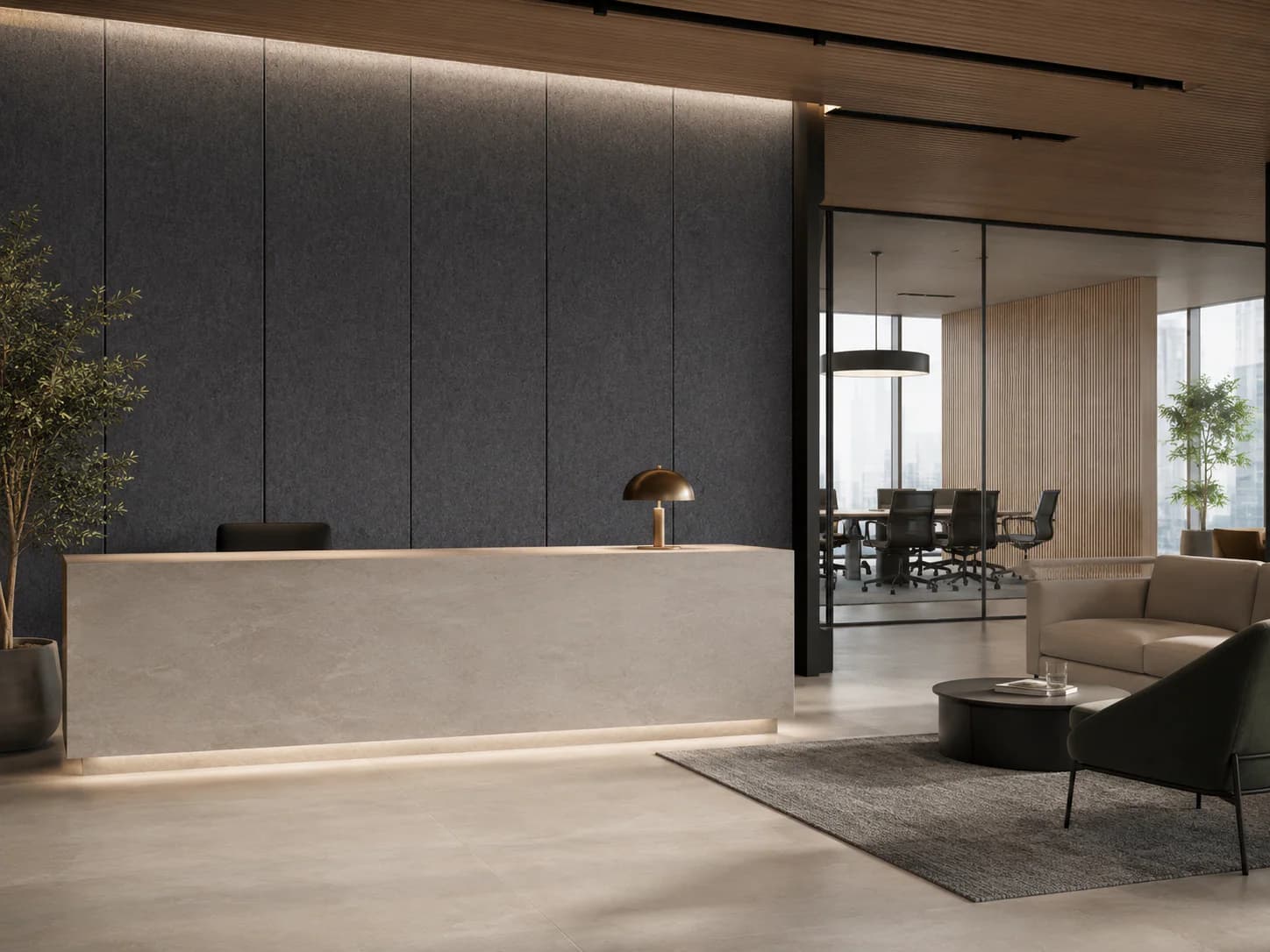PET Acoustic Panel residential application