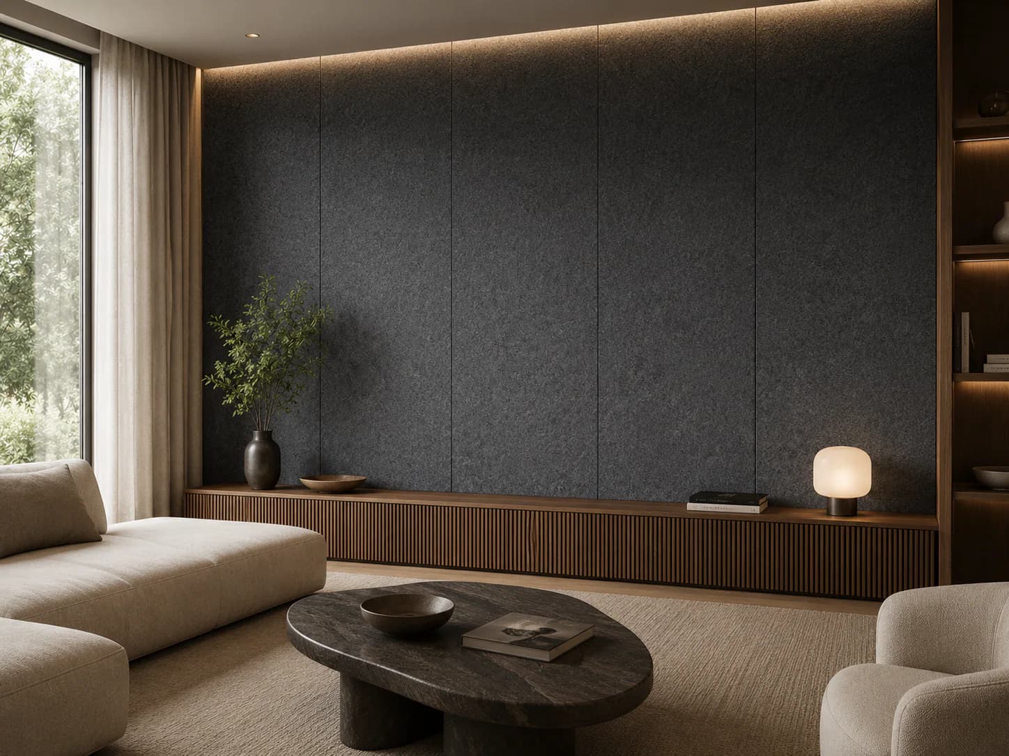 PET Acoustic Panel commercial application