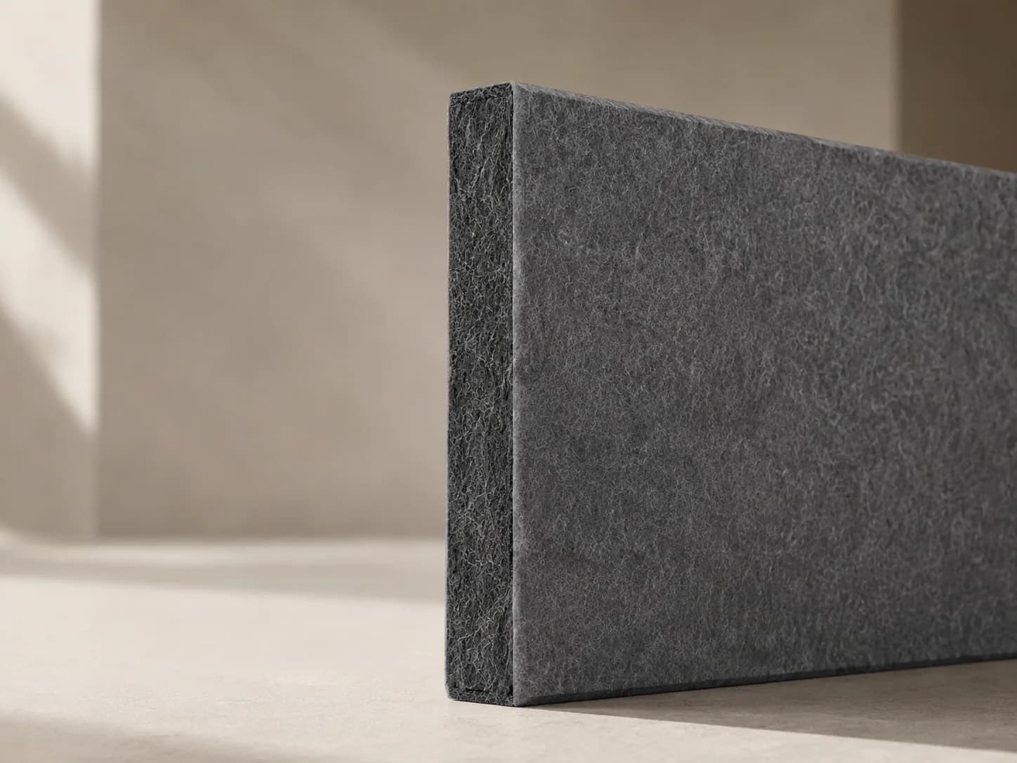PET Acoustic Panel edge and profile detail
