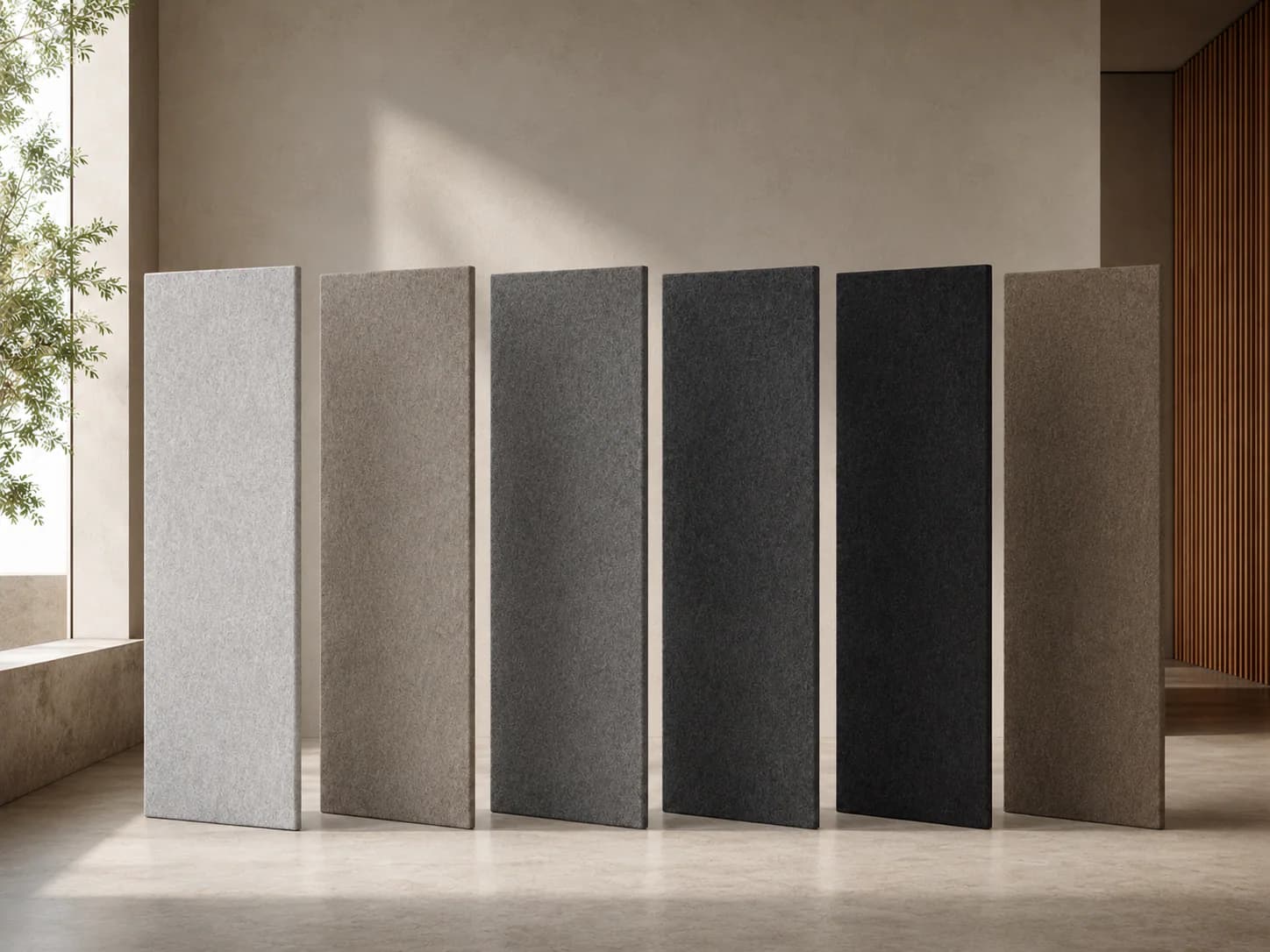 PET Acoustic Panel finish variation