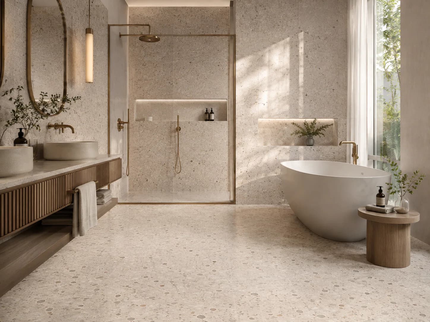 Terrazzo-Look residential application