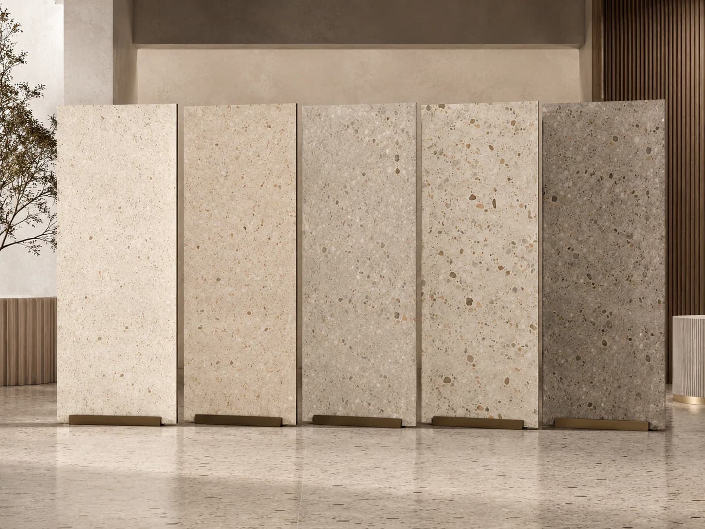 Terrazzo-Look finish variation
