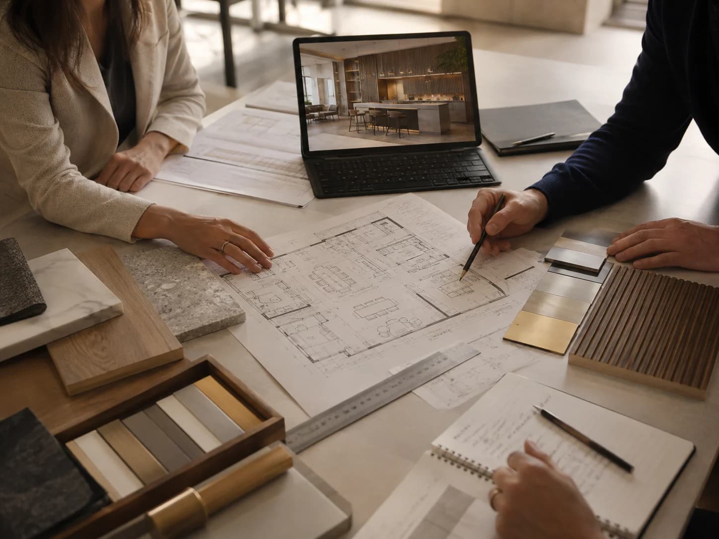 Design coordination within a coordinated fit-out project