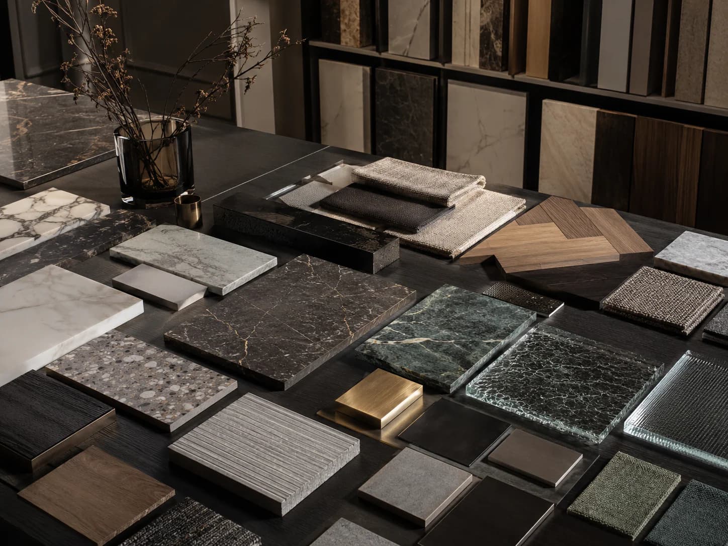 Material sourcing within a coordinated fit-out project