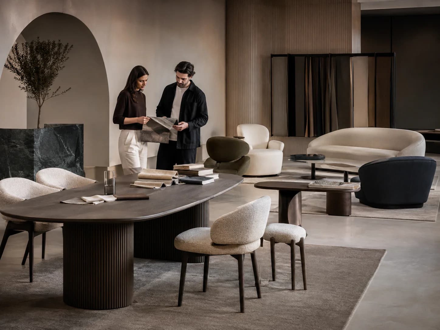 Furniture procurement within a coordinated fit-out project