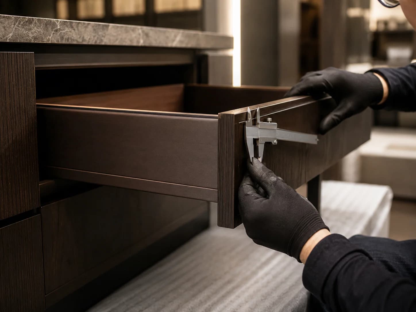 Quality control within a coordinated fit-out project