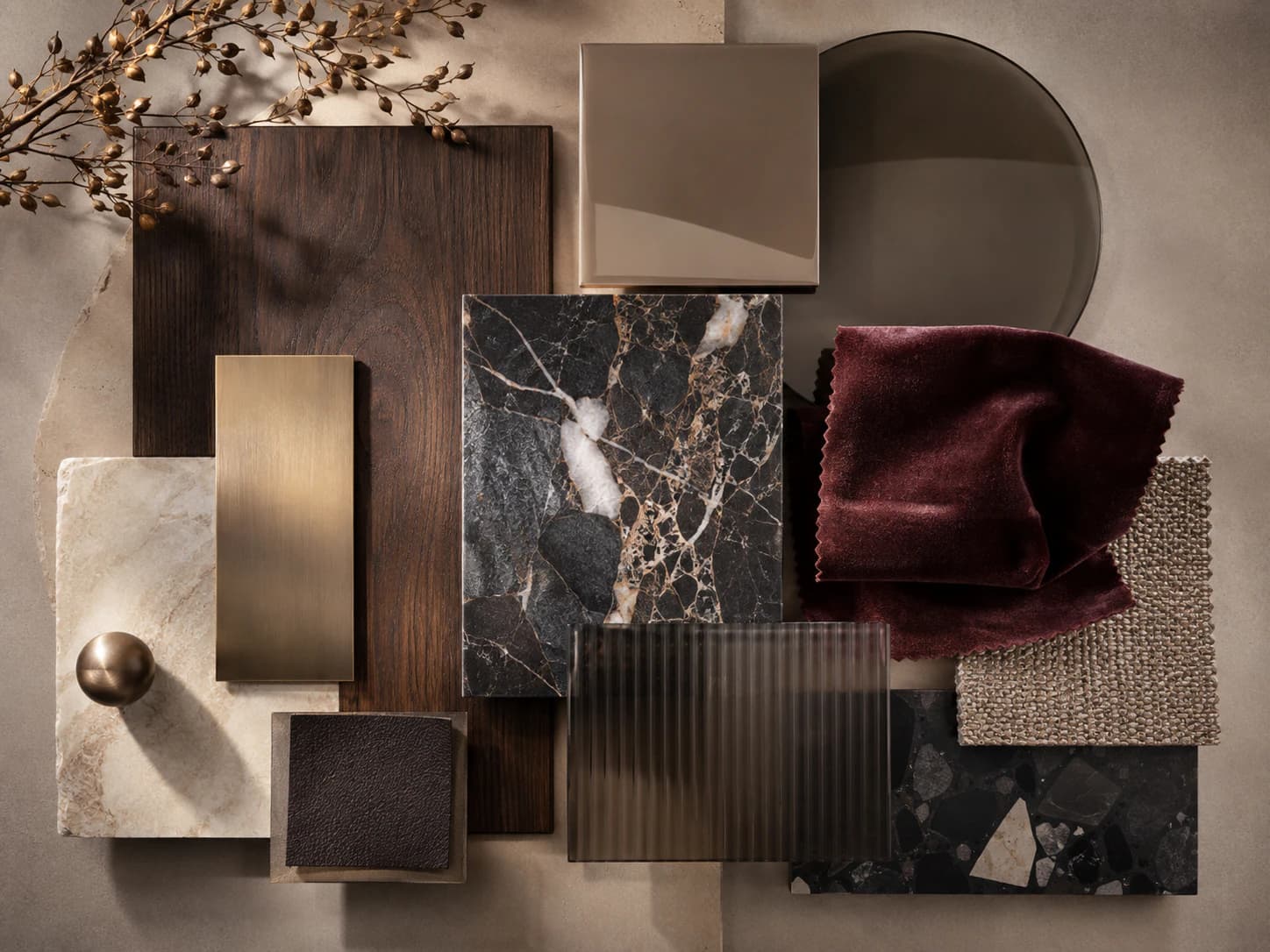 Retail material palette study