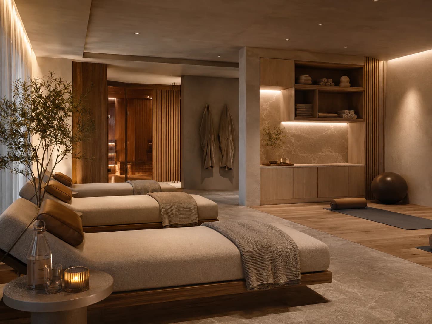Fitness & Wellness recovery interior direction