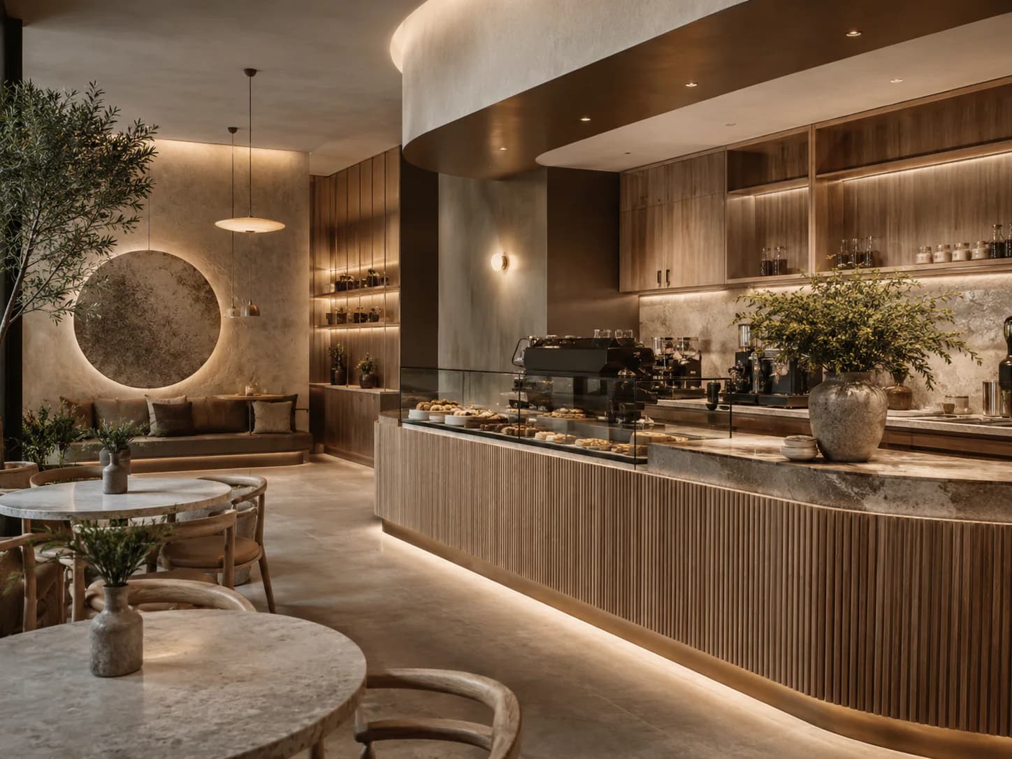 Hospitality cafe interior direction