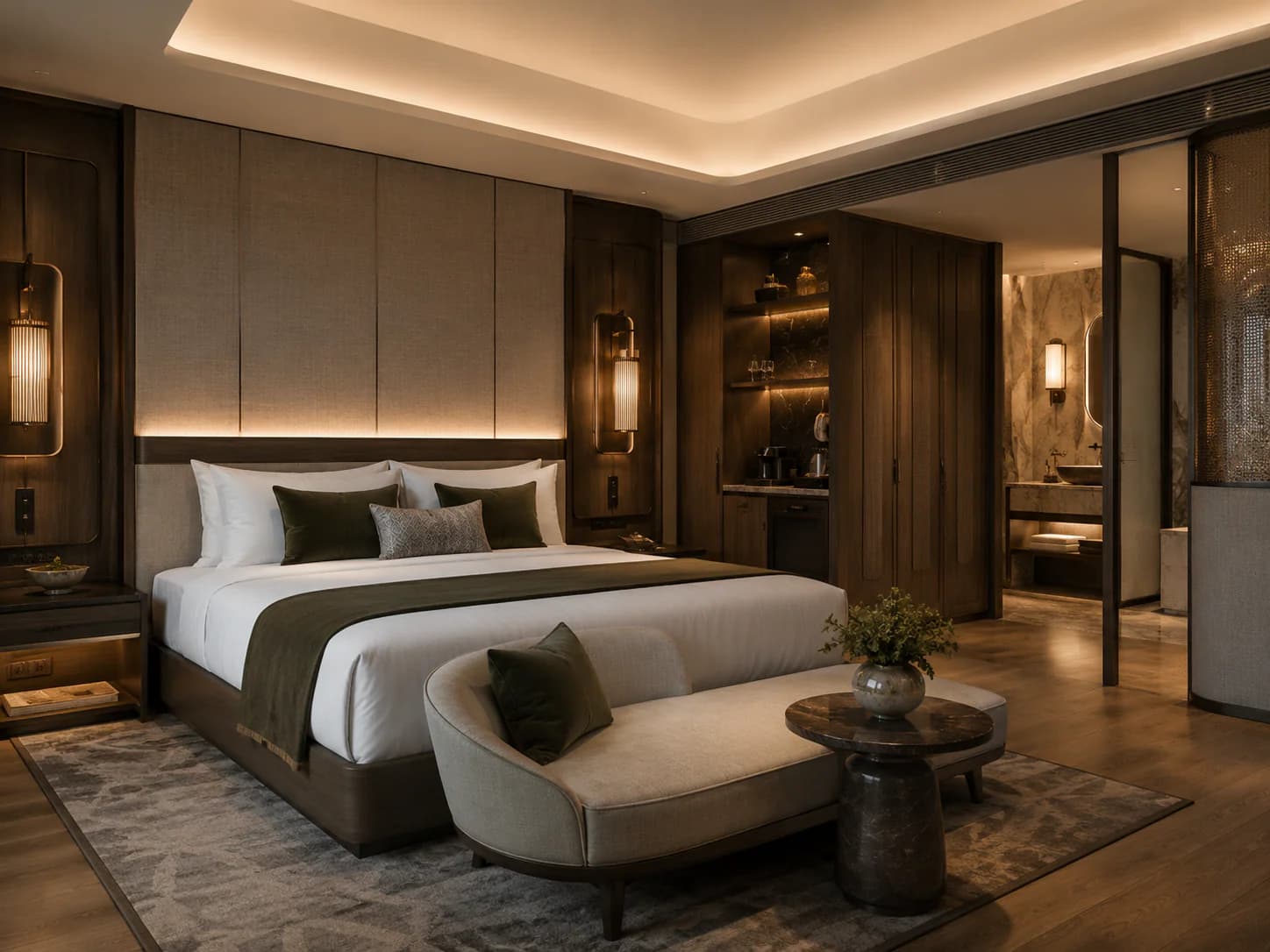 Hospitality hotel-room interior direction