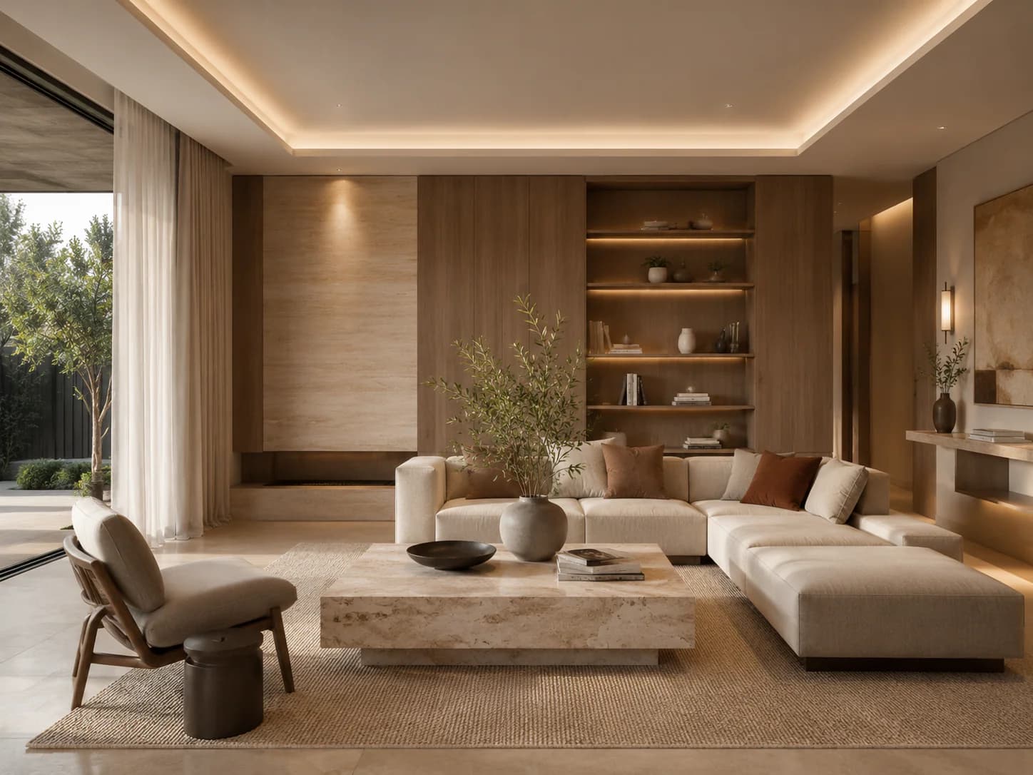 Residential living interior direction