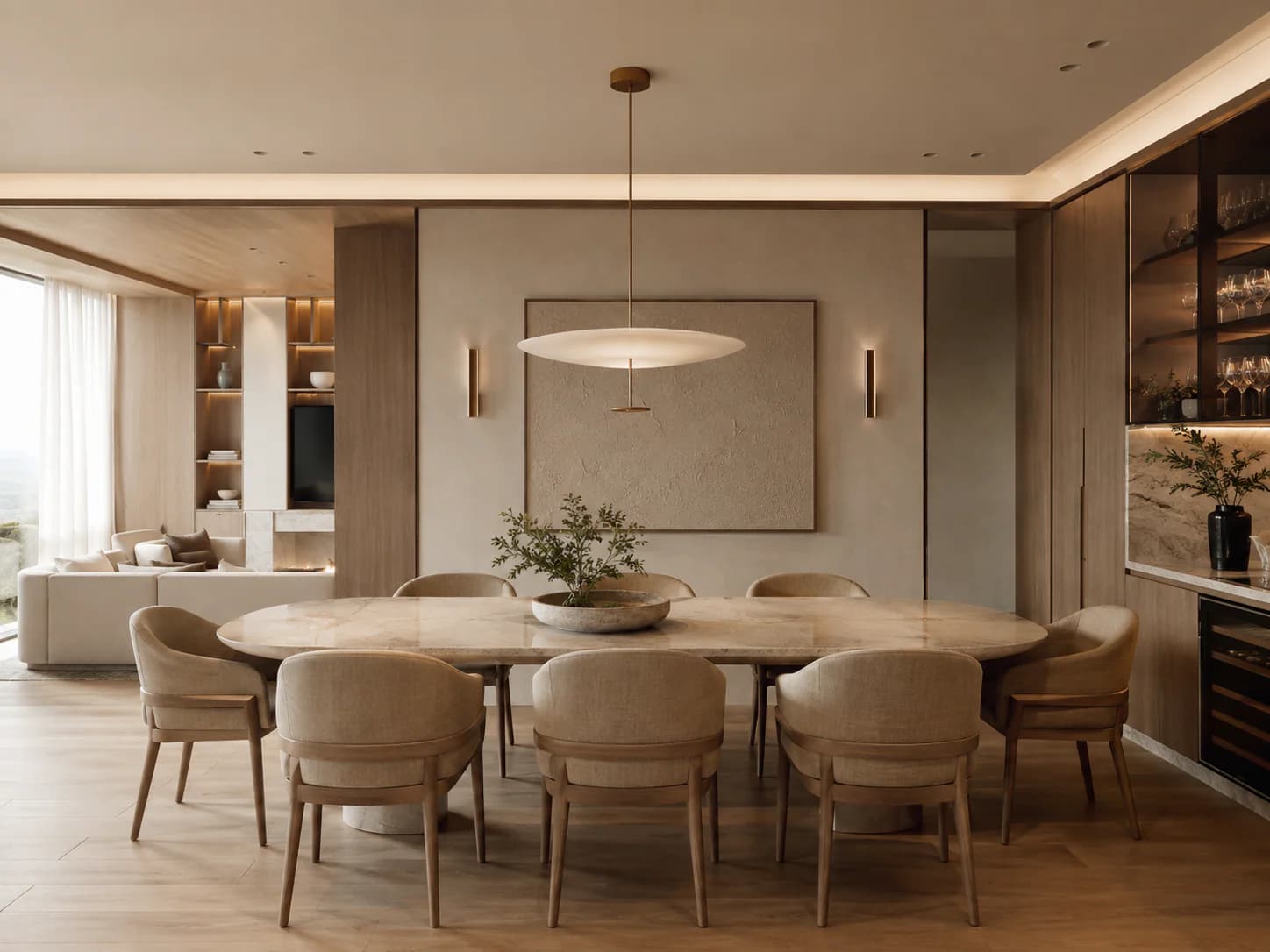 Residential dining interior direction