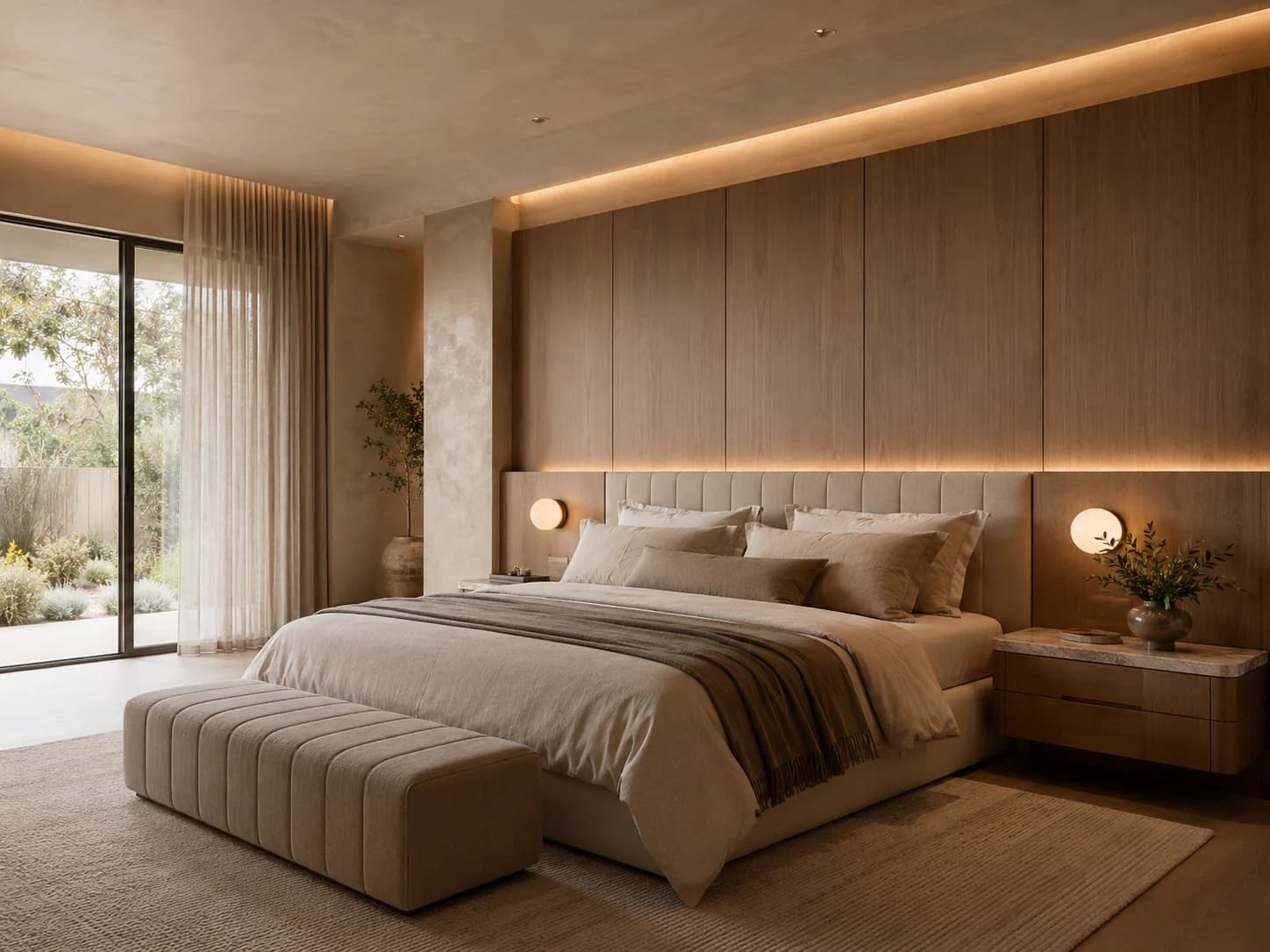 Residential bedroom interior direction