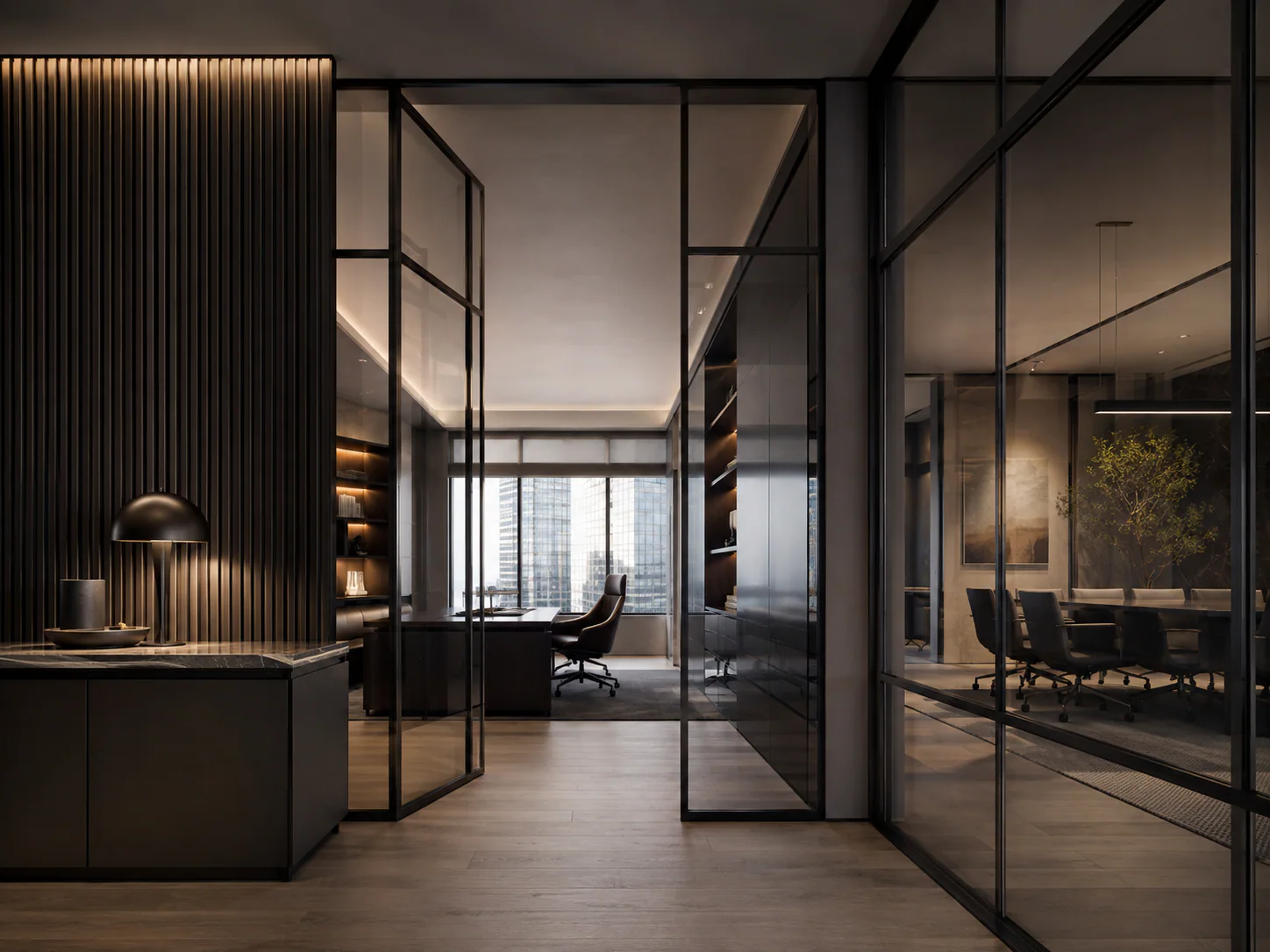 Blackened Steel residential application