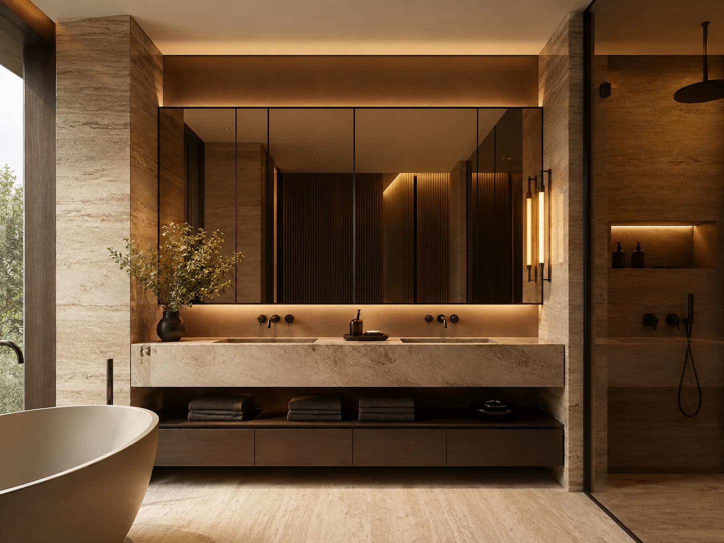 Bronze Mirror / Tinted Mirror residential application