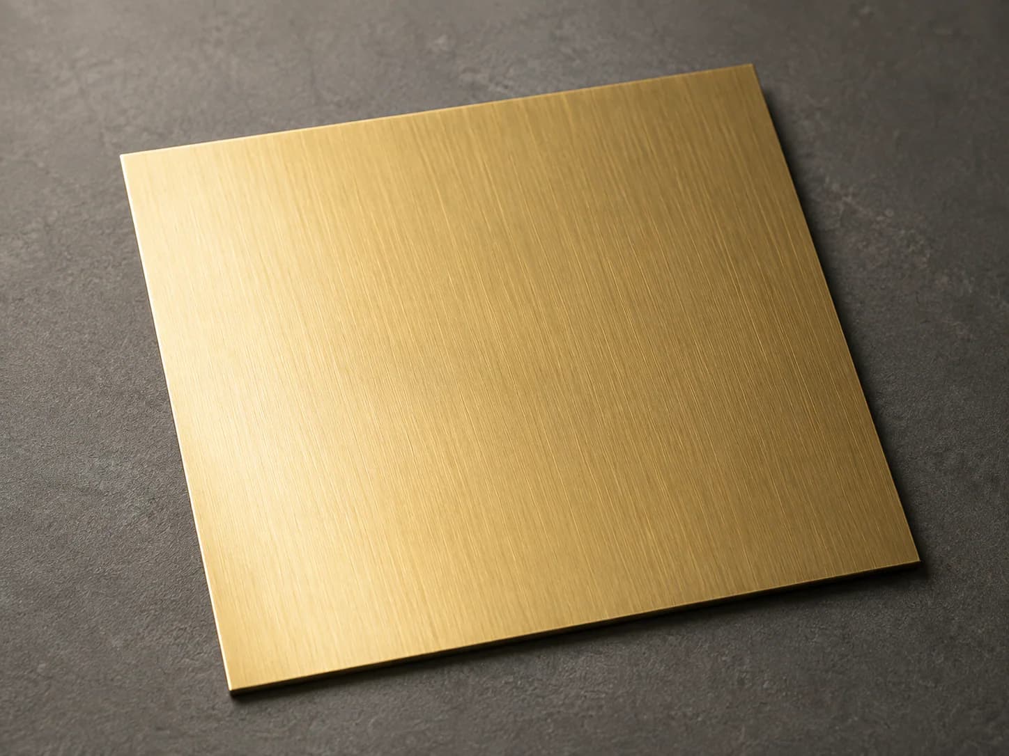 Brushed Brass full surface view