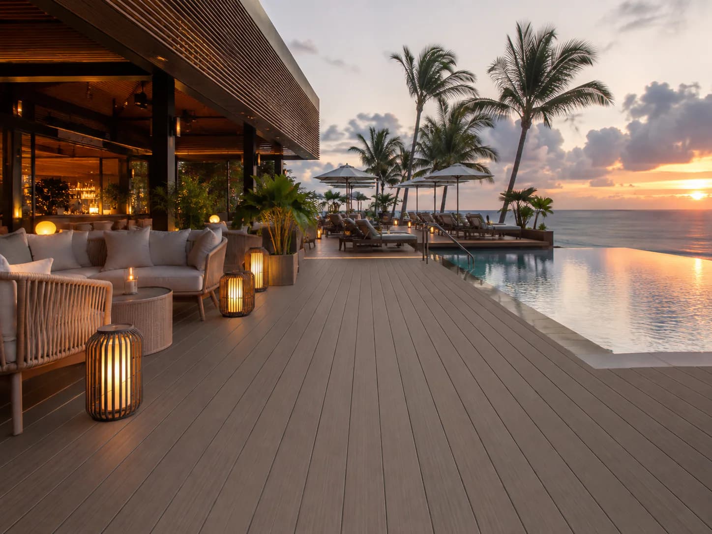 Composite Decking commercial application