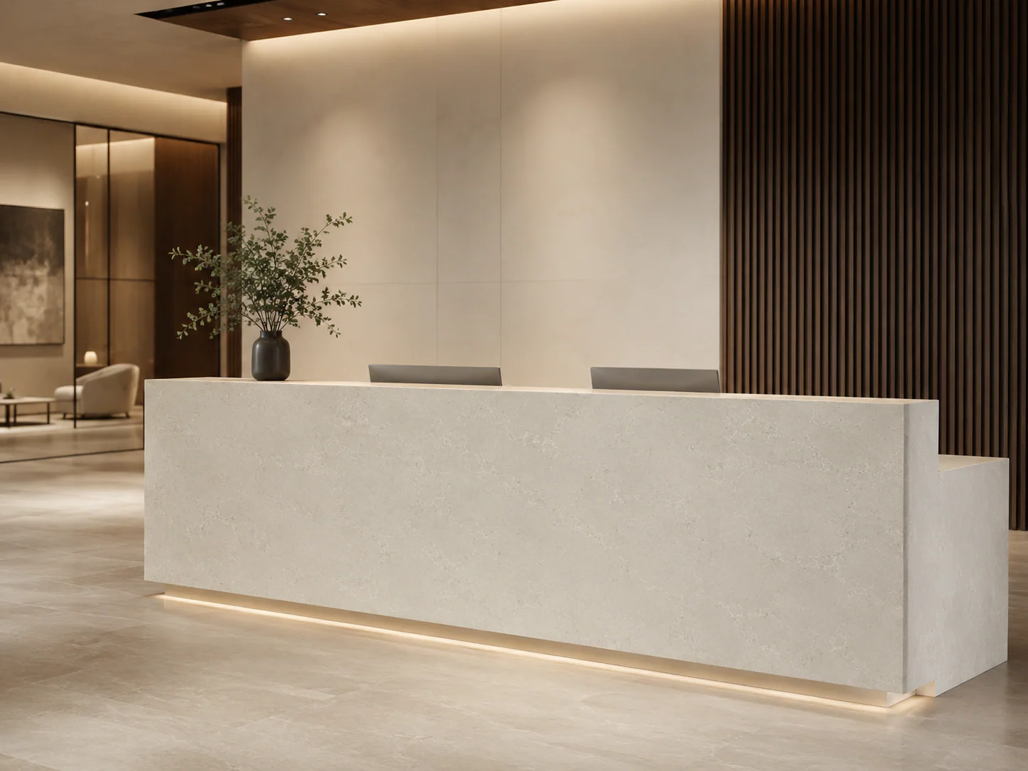 Engineered Quartz commercial application