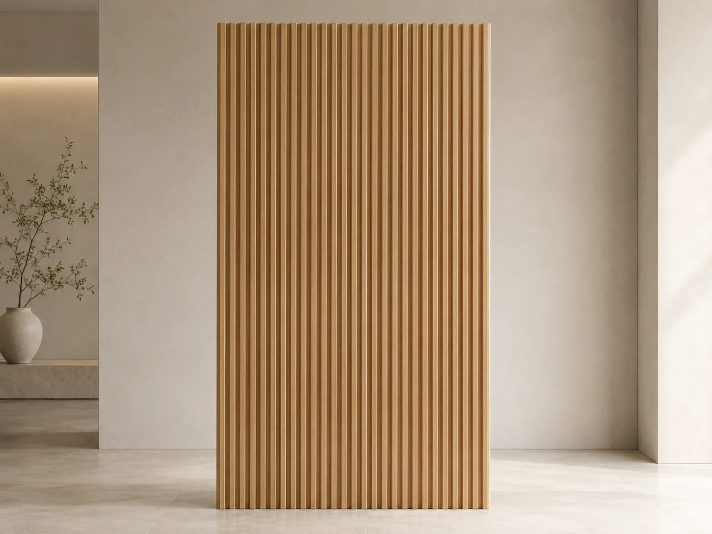 Fluted Timber full surface view