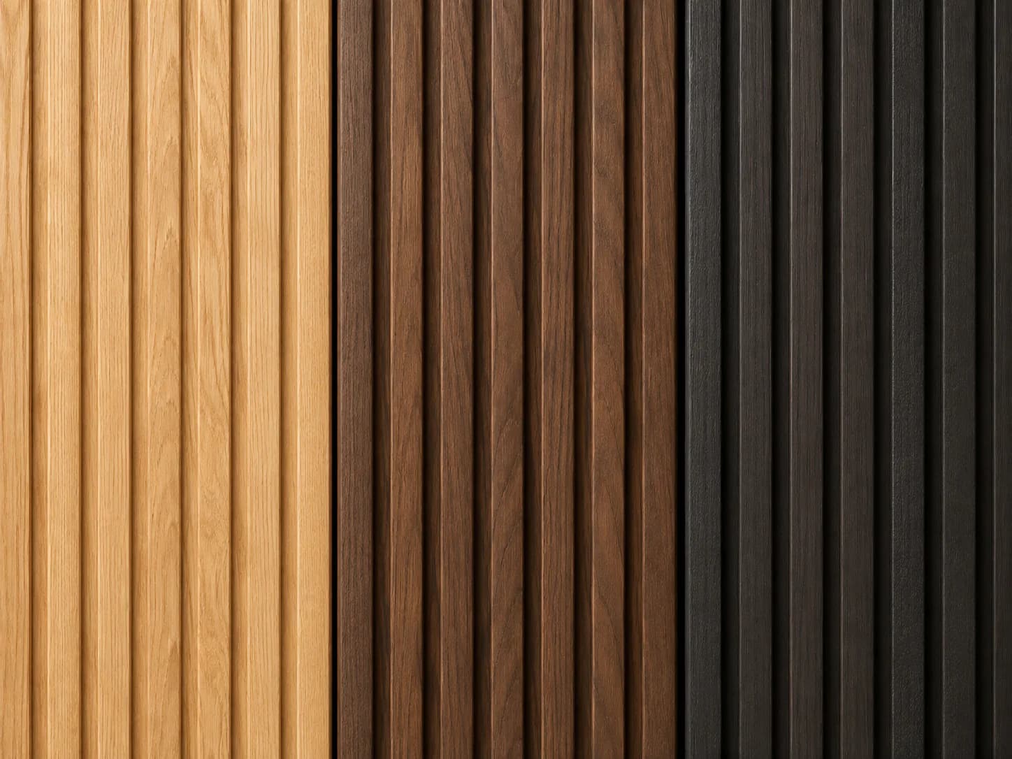 Fluted Timber finish variation