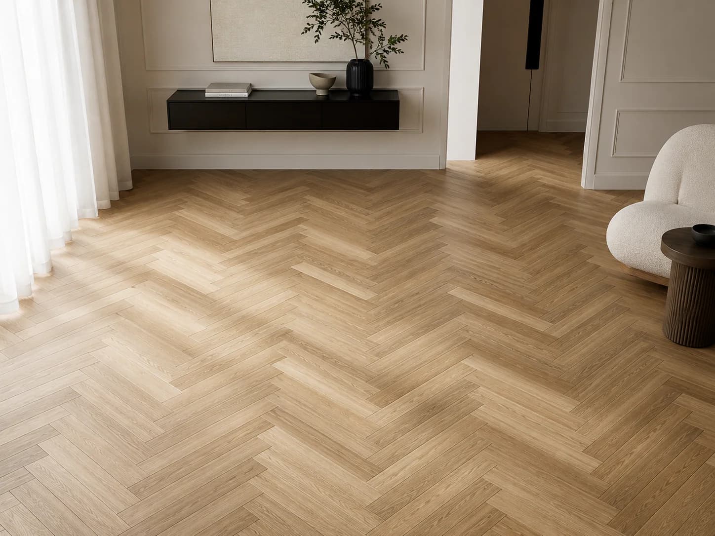Herringbone Timber finish variation