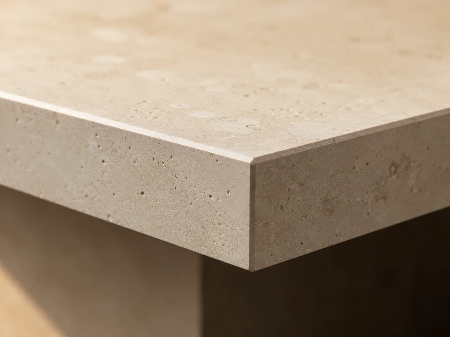 Limestone edge and profile detail