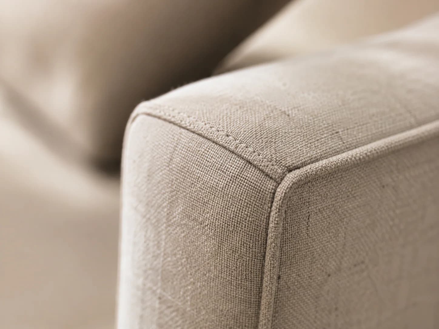 Linen Blend edge and profile detail