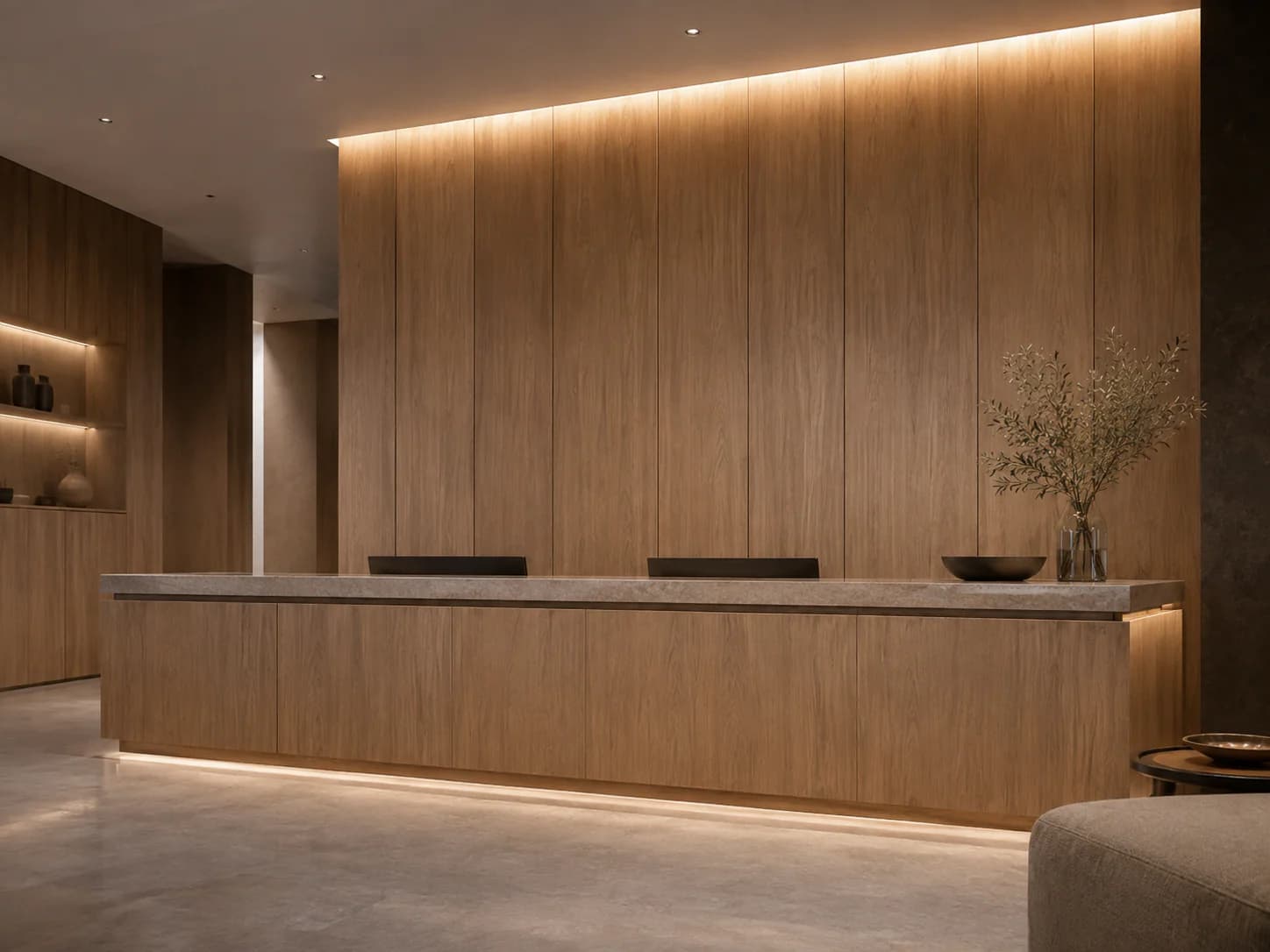 Natural Veneer Joinery commercial application