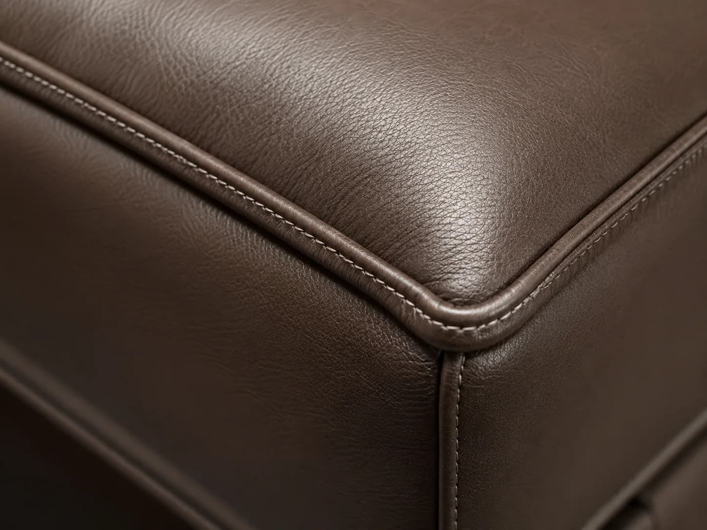 Performance Leather edge and profile detail