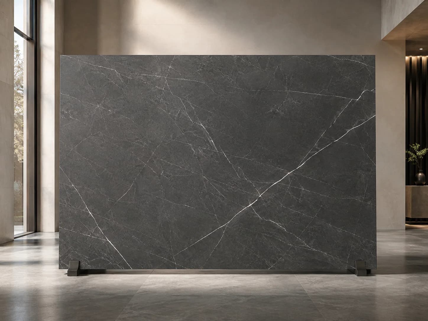 Pietra Grey / Dark Stone full surface view
