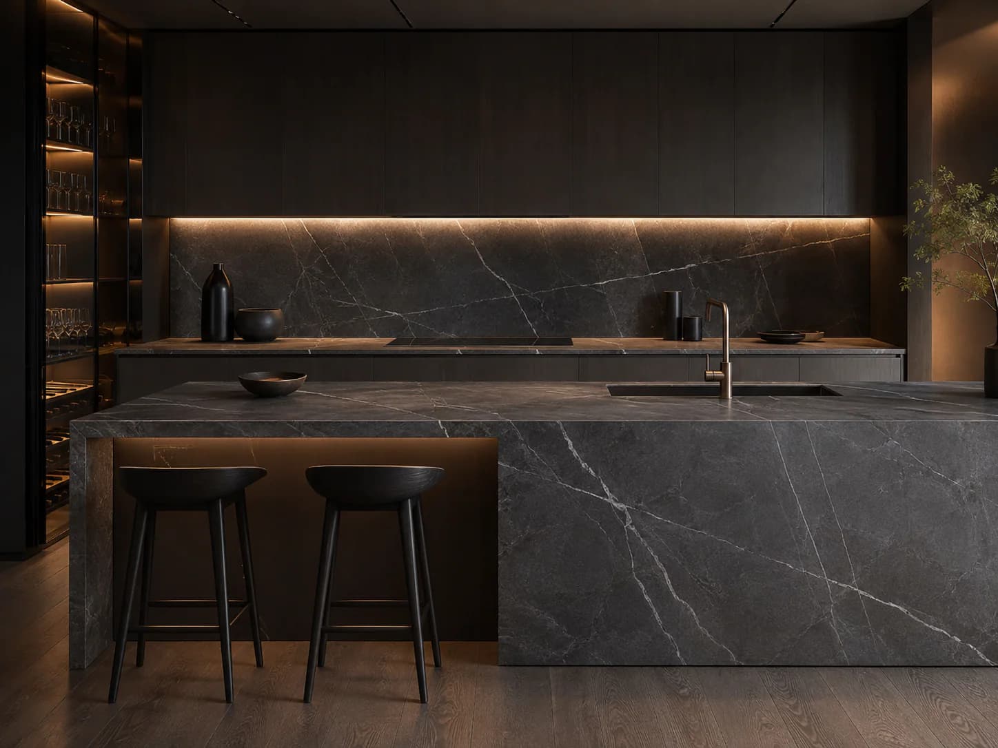 Pietra Grey / Dark Stone residential application
