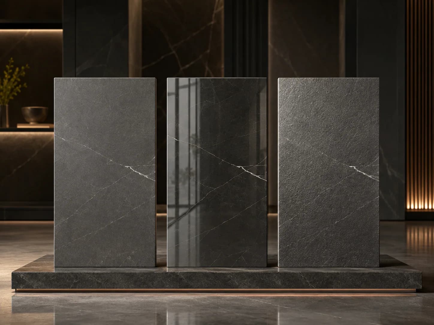 Pietra Grey / Dark Stone finish variation
