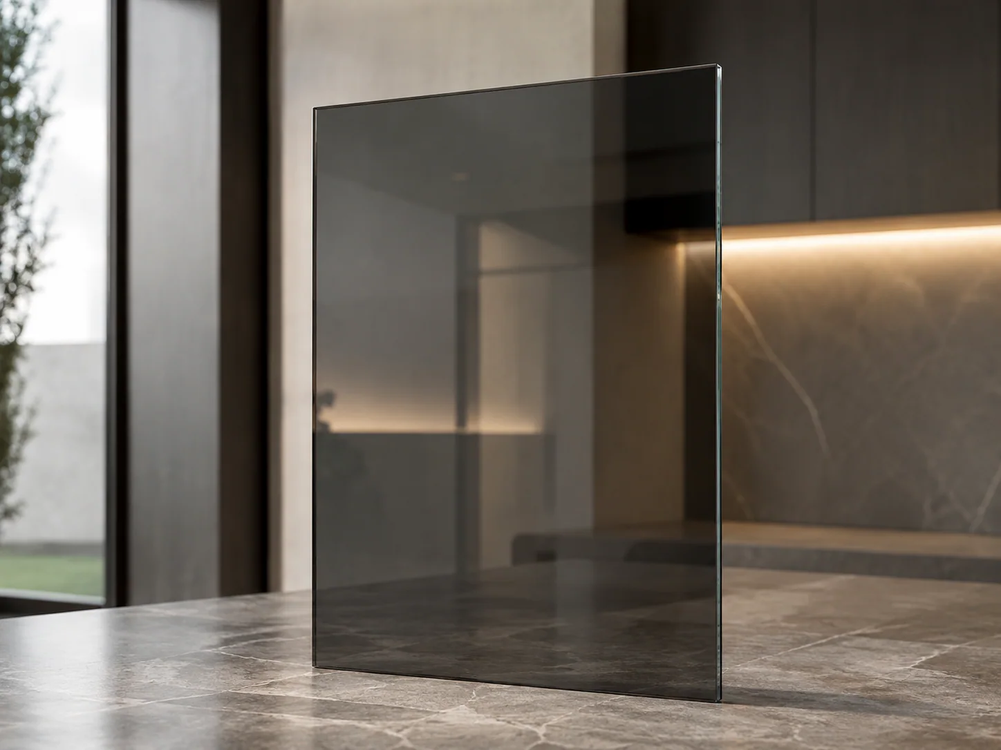 Smoked Glass full surface view
