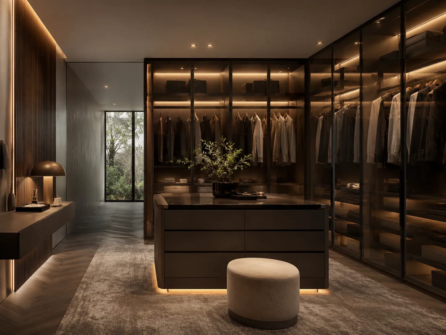 Smoked Glass residential application