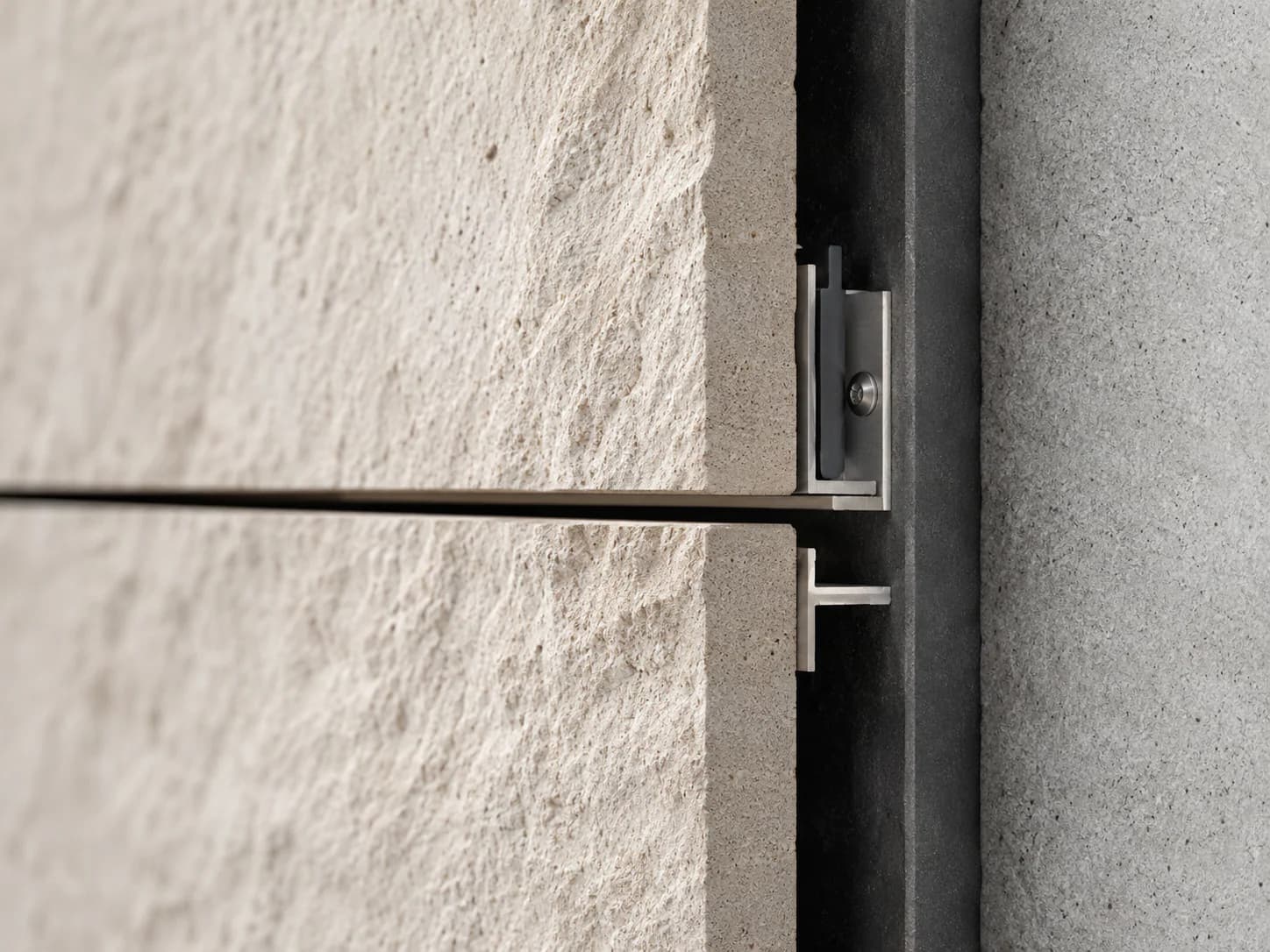Stone / Textured Wall Cladding edge and profile detail