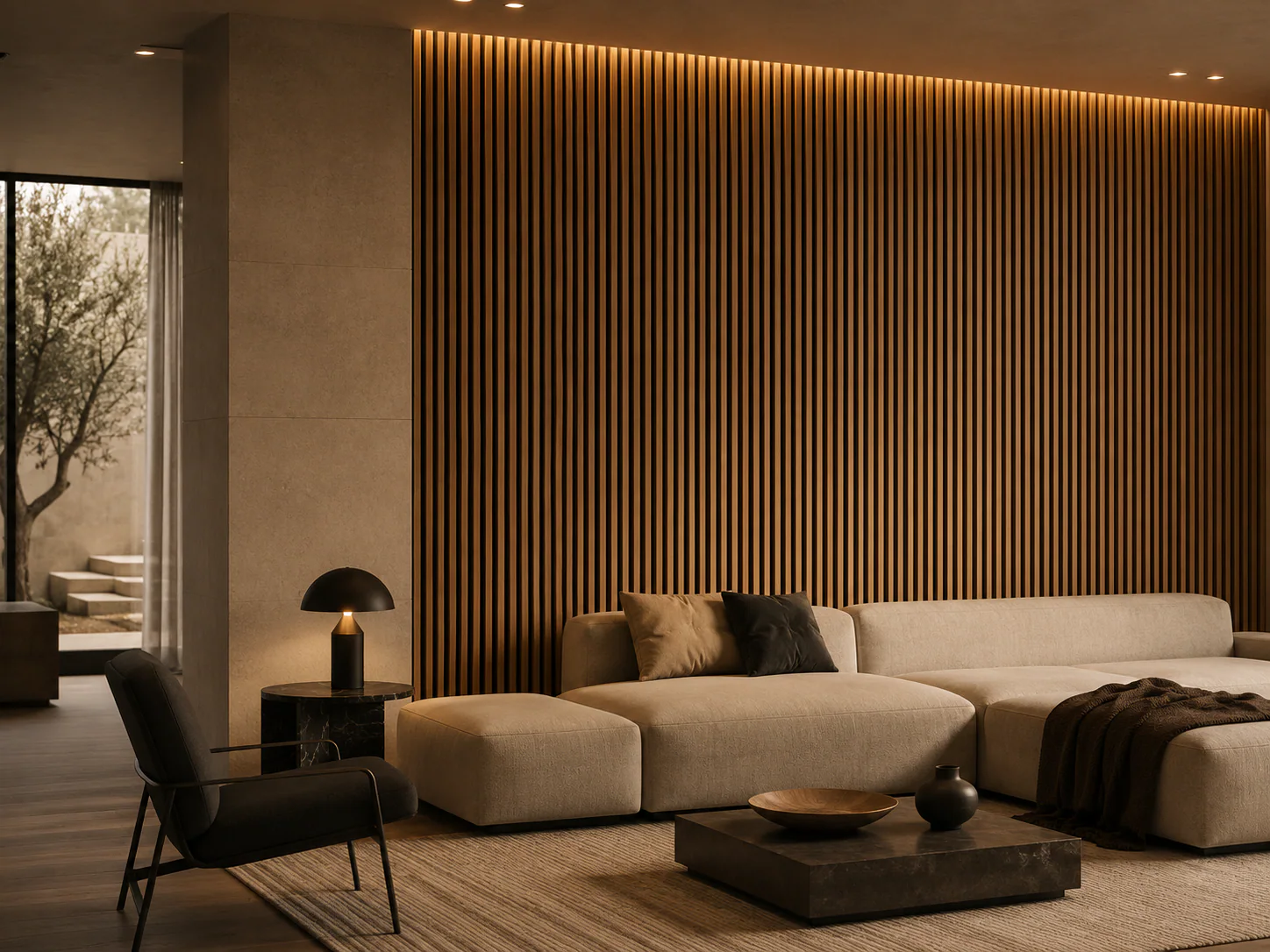 Timber Slat Acoustic commercial application