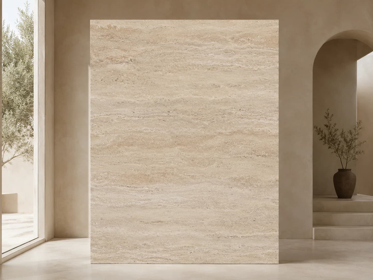 Travertine full surface view