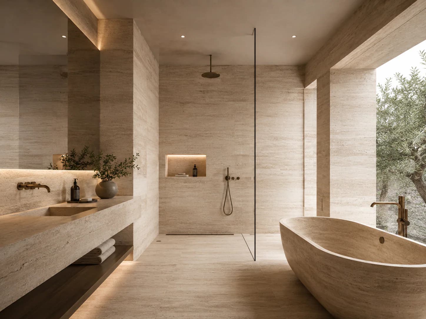 Travertine residential application