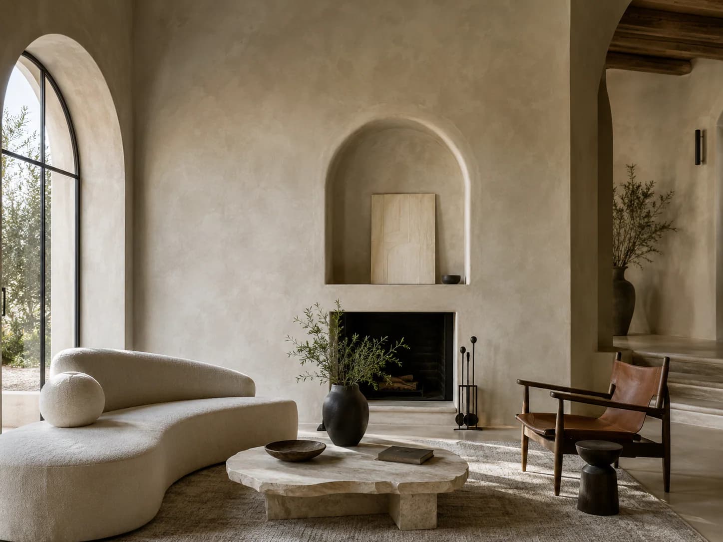 Venetian Plaster / Limewash residential application